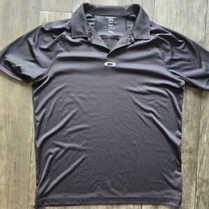 Oakley Men's Dark Gray Polo Shirt